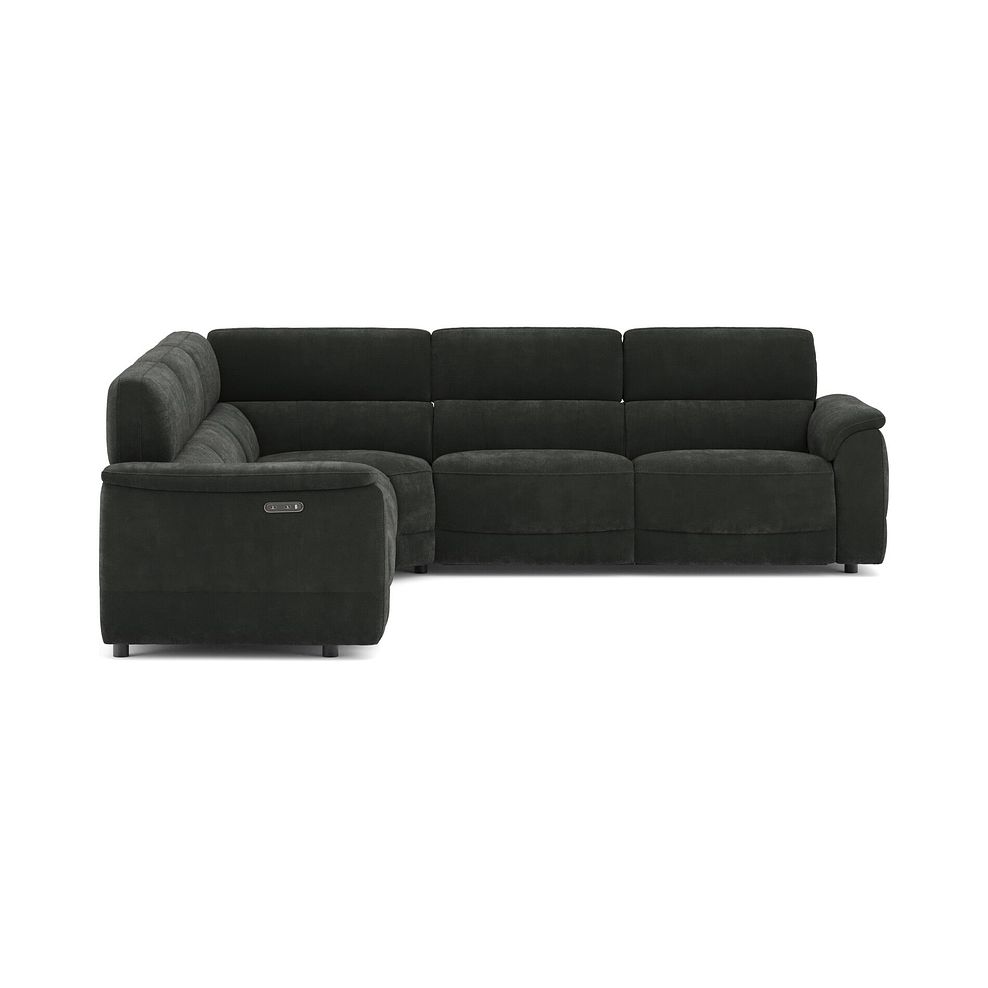 Phoenix Large Corner Electric Recliner Sofa in  Manhattan Pine Fabric 4