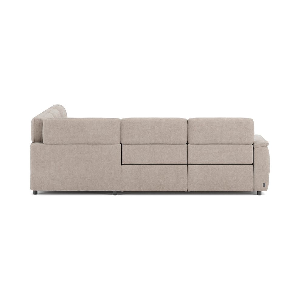Phoenix Large Corner Electric Recliner Sofa with Adjustable Power Headrests in  Manhattan Cotton Fabric 6