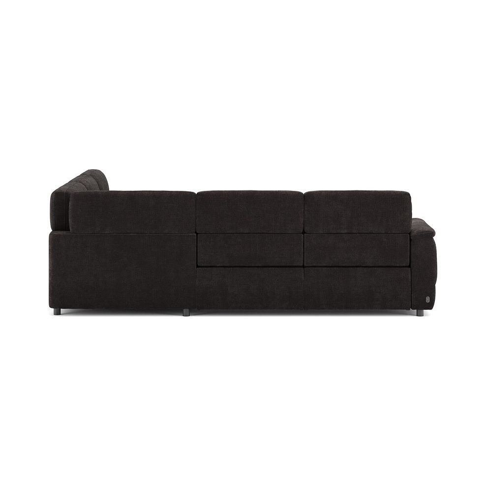 Phoenix Large Corner Electric Recliner Sofa with Adjustable Power Headrests in  Manhattan Mushroom Fabric 6