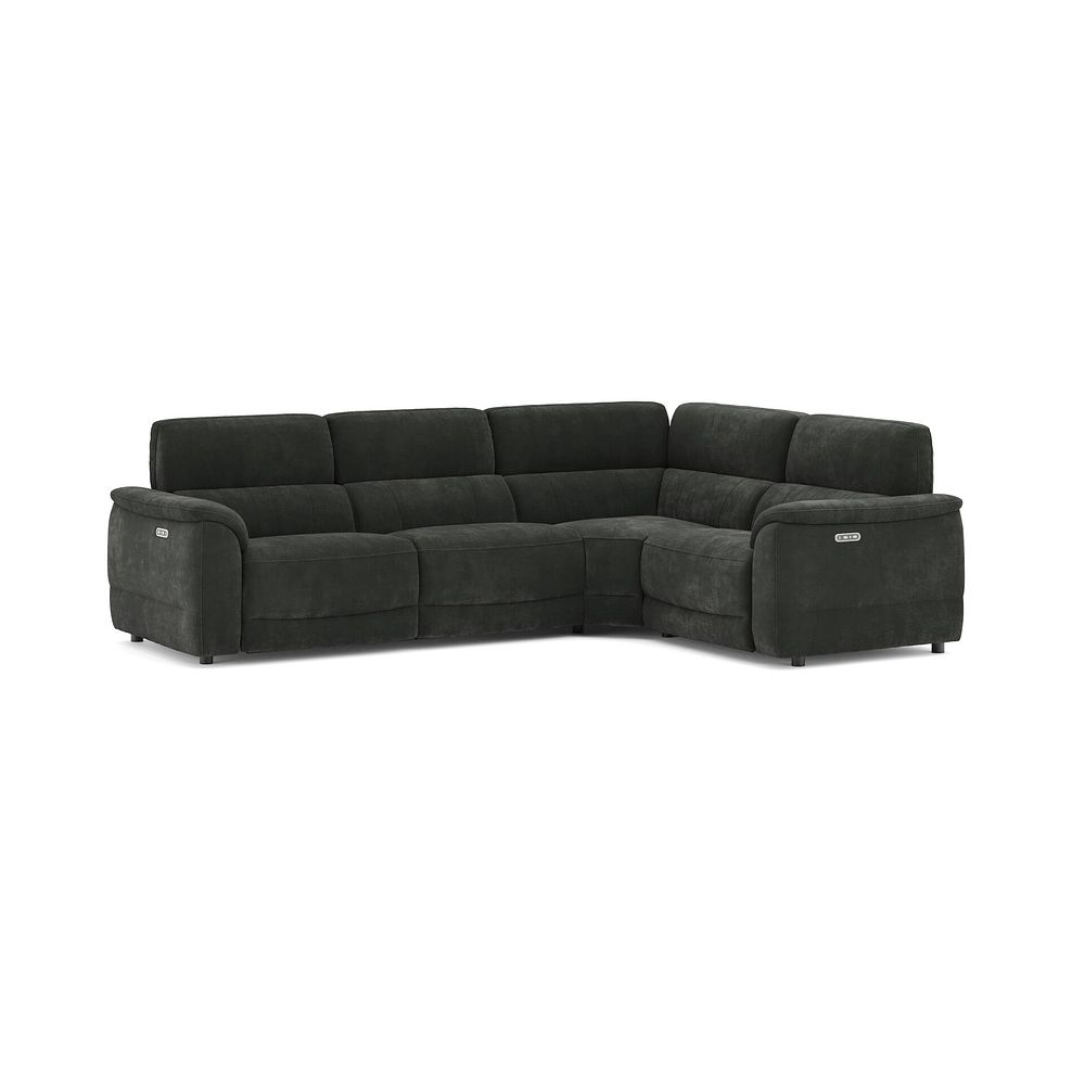 Phoenix Left Corner Recliner Sofa with Power Headrests in Manhattan Pine Fabric 15