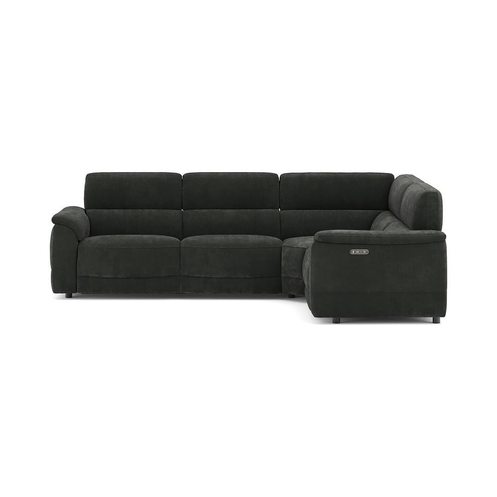 Phoenix Left Corner Recliner Sofa with Power Headrests in Manhattan Pine Fabric 16