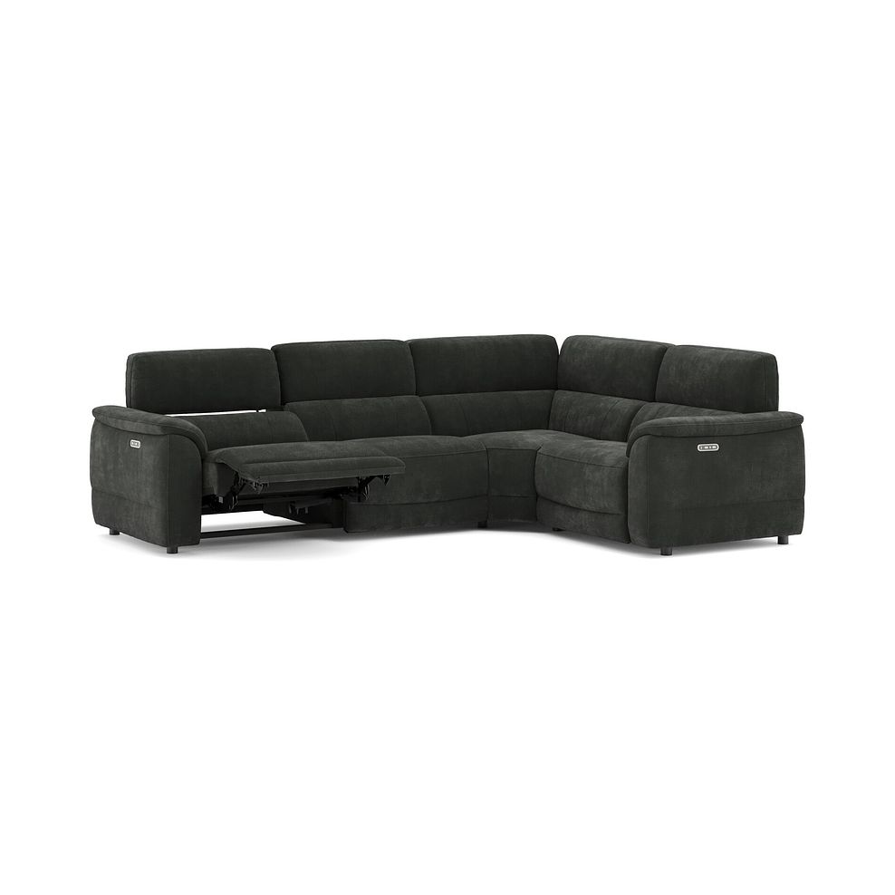 Phoenix Left Corner Recliner Sofa with Power Headrests in Manhattan Pine Fabric 17