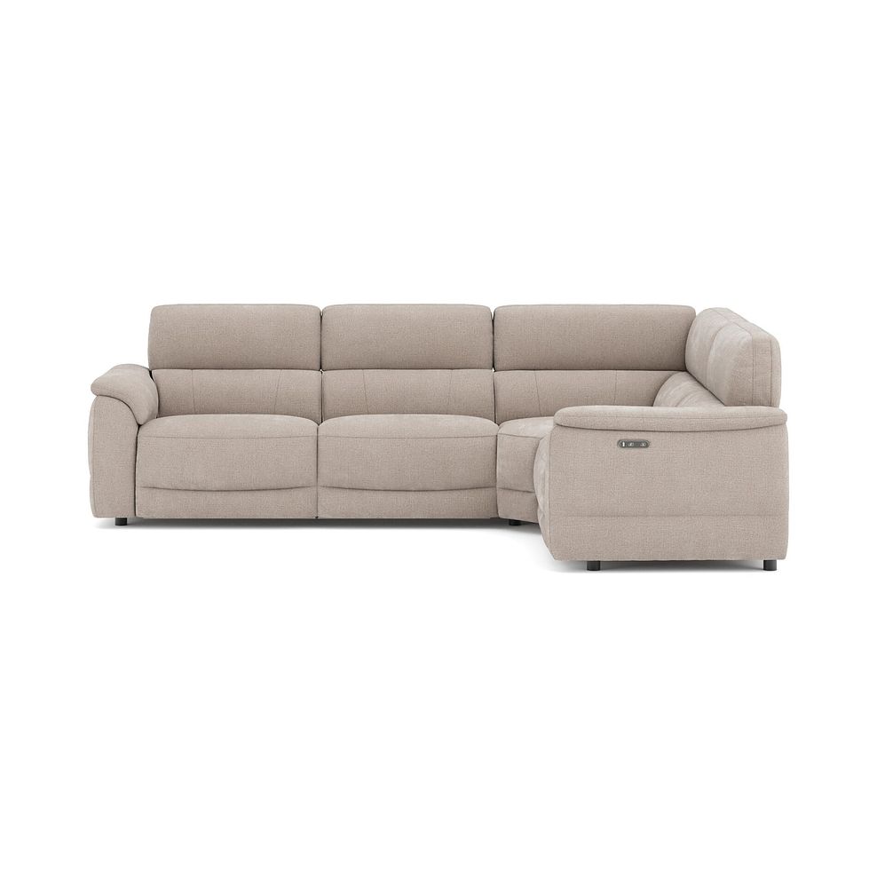 Phoenix Left hand Corner Electric Recliner Sofa in  Manhattan Cotton Fabric 2