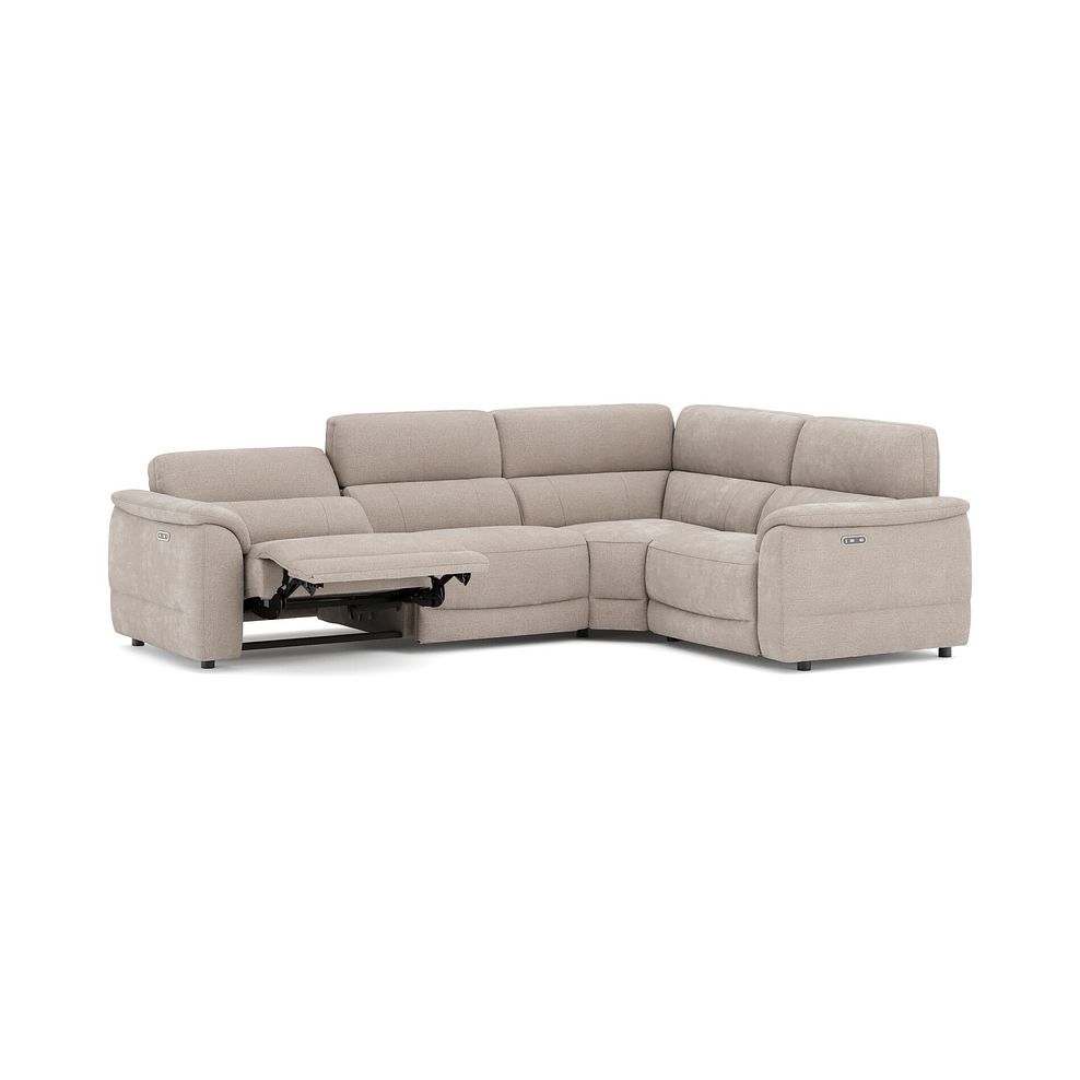 Phoenix Left hand Corner Electric Recliner Sofa in  Manhattan Cotton Fabric 3