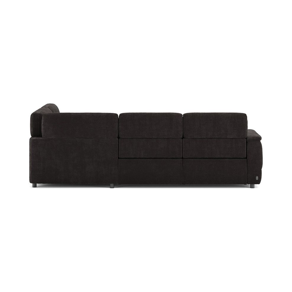 Phoenix Left hand Corner Electric Recliner Sofa in  Manhattan Mushroom Fabric 6