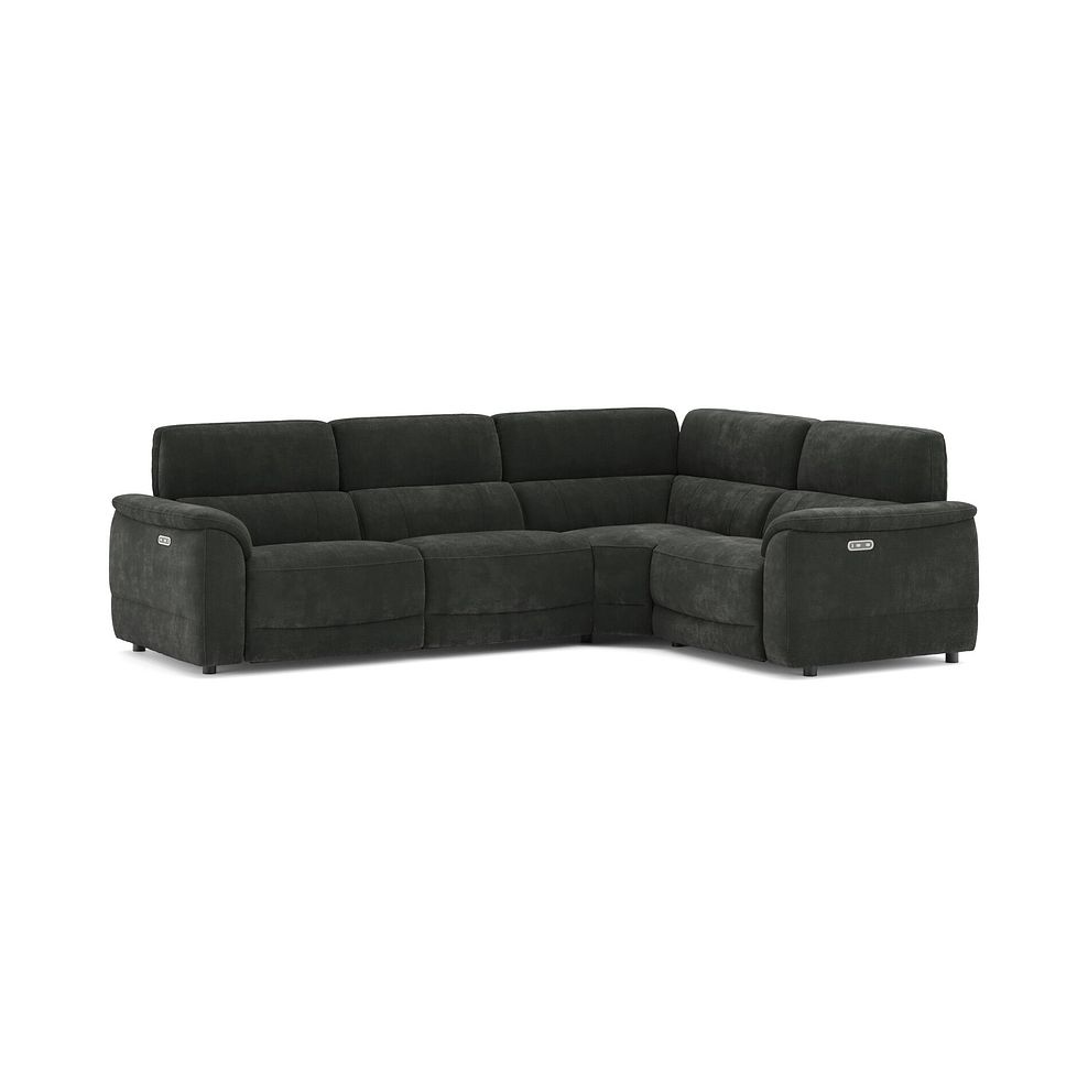 Phoenix Left hand Corner Electric Recliner Sofa in  Manhattan Pine Fabric 1