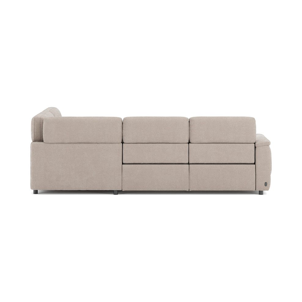 Phoenix Left hand Corner Electric Recliner Sofa with Adjustable Power Headrests in  Manhattan Cotton Fabric 6