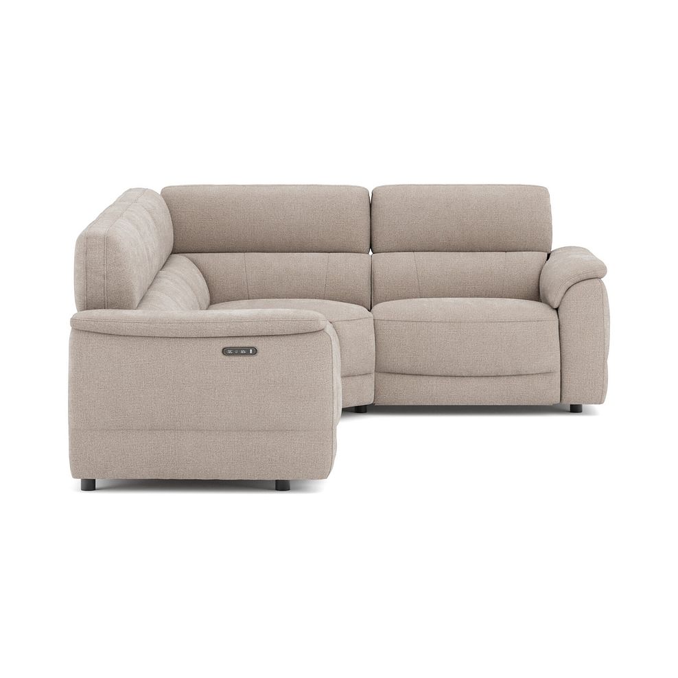 Phoenix Left hand Corner Electric Recliner Sofa with Adjustable Power Headrests in  Manhattan Cotton Fabric 4
