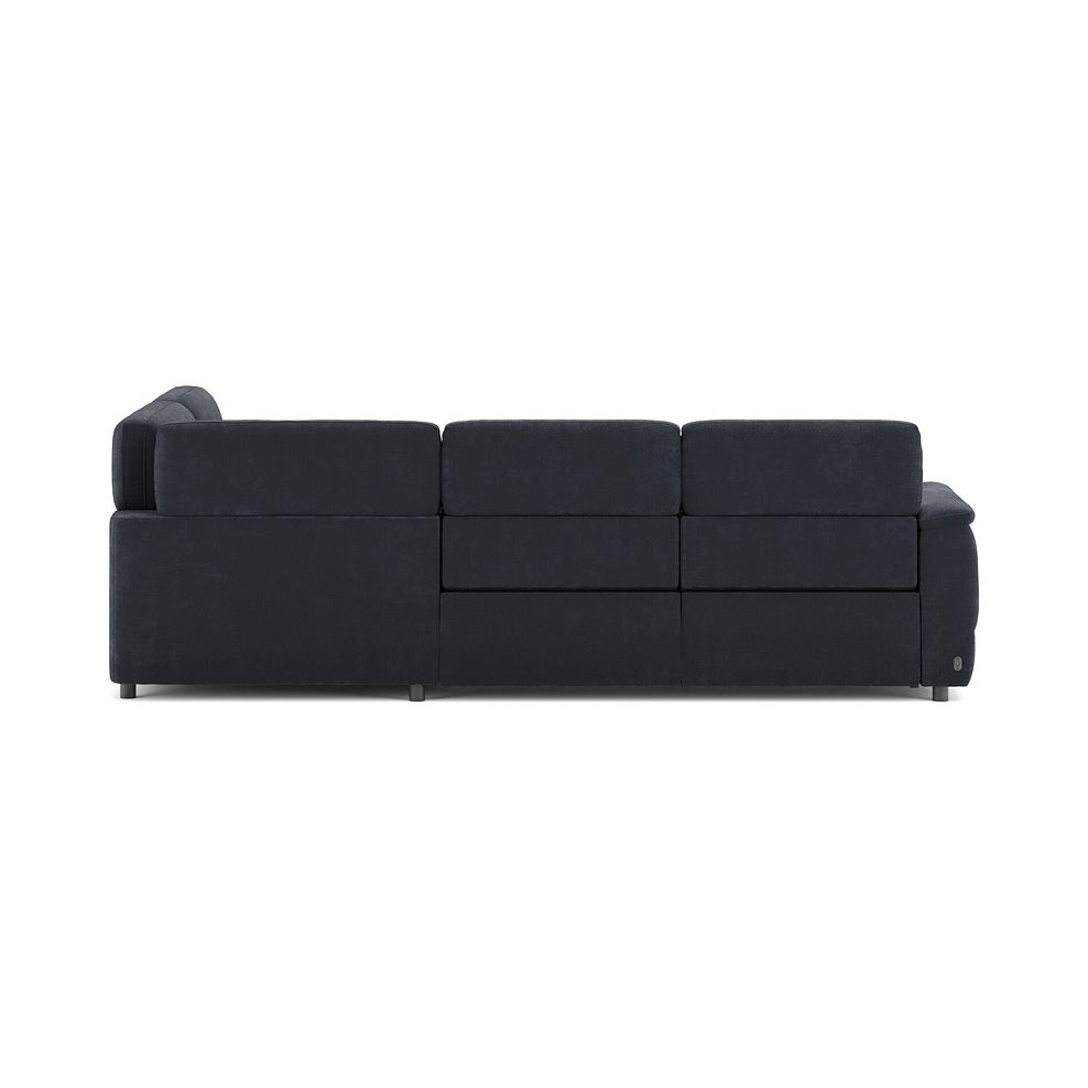 Phoenix Left hand Corner Electric Recliner Sofa with Adjustable Power Headrests in  Manhattan Indigo Fabric 6