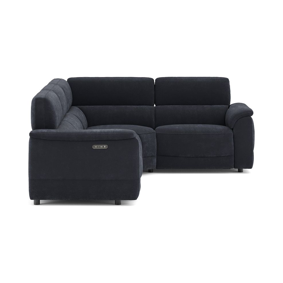 Phoenix Left hand Corner Electric Recliner Sofa with Adjustable Power Headrests in  Manhattan Indigo Fabric 4