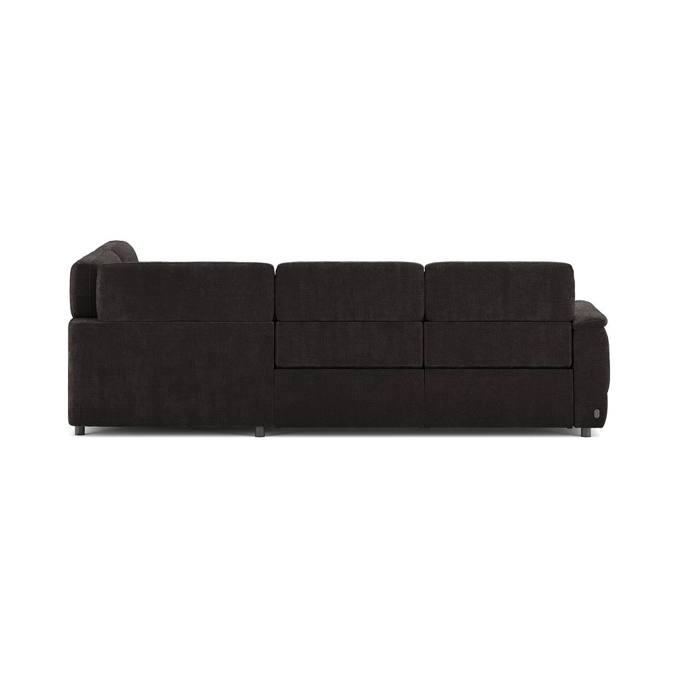 Phoenix Left hand Corner Electric Recliner Sofa with Adjustable Power Headrests in  Manhattan Mushroom Fabric 6