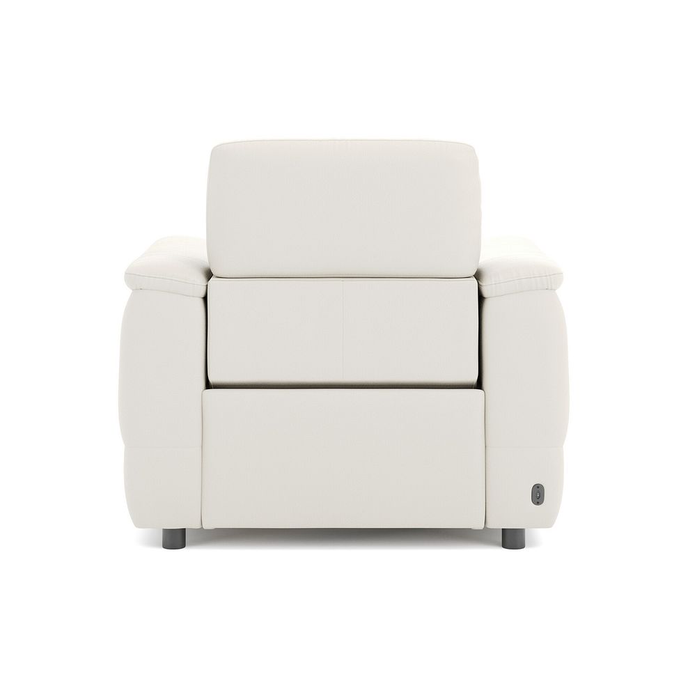 Phoenix Power Recliner Armchair in  Bone China Leather 6