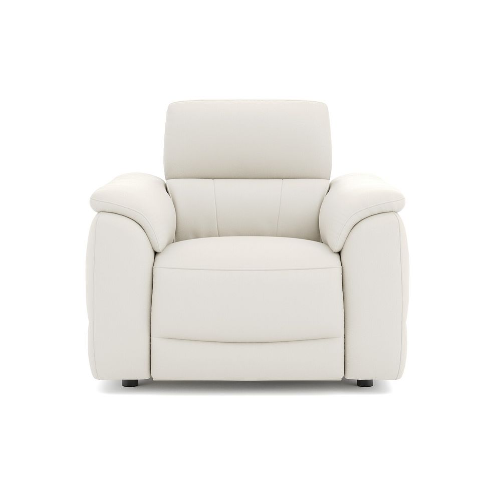 Phoenix Power Recliner Armchair in  Bone China Leather 2