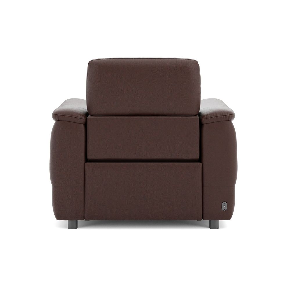Phoenix Power Recliner Armchair in  Chestnut Leather 6