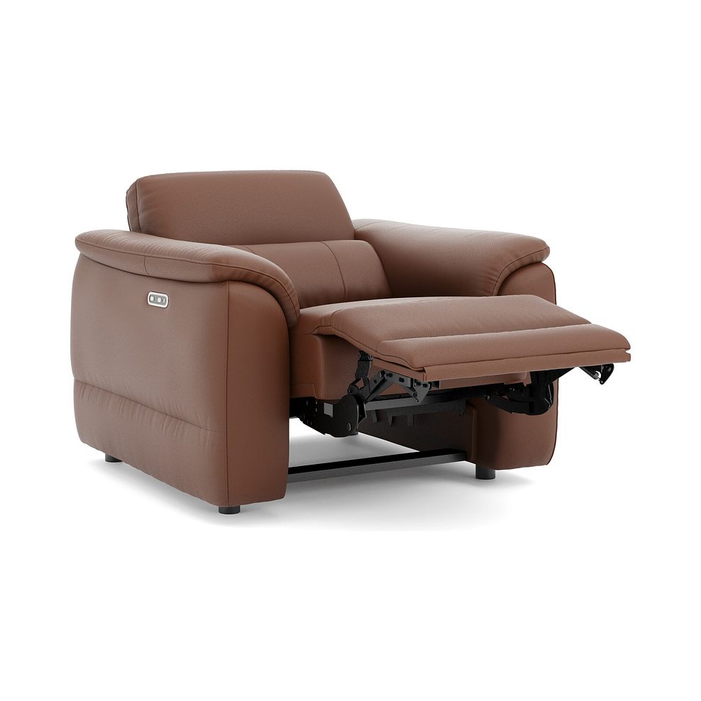 Phoenix Power Recliner Armchair in  Cognac Leather 3