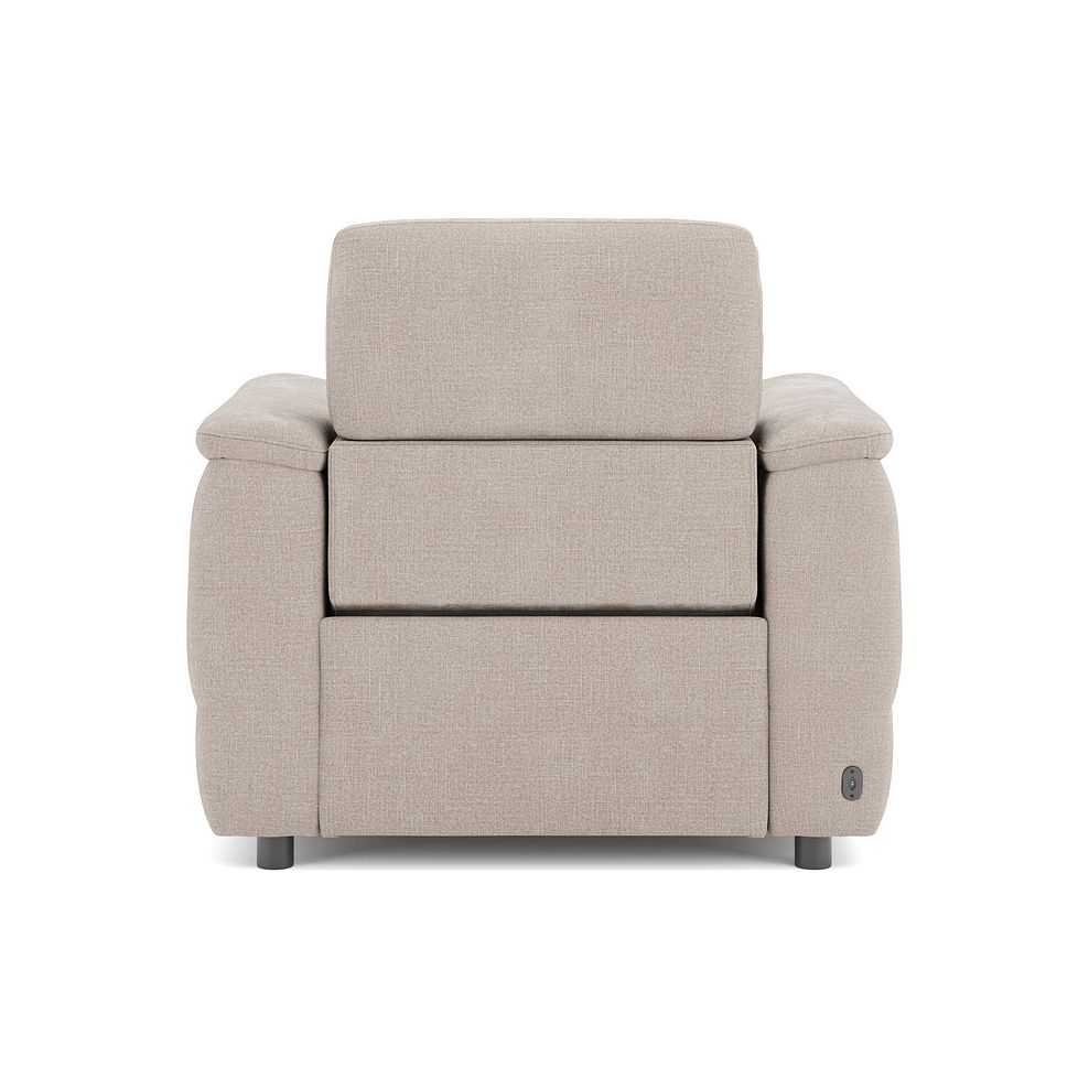 Phoenix Power Recliner Armchair in  Manhattan Cotton Fabric 6