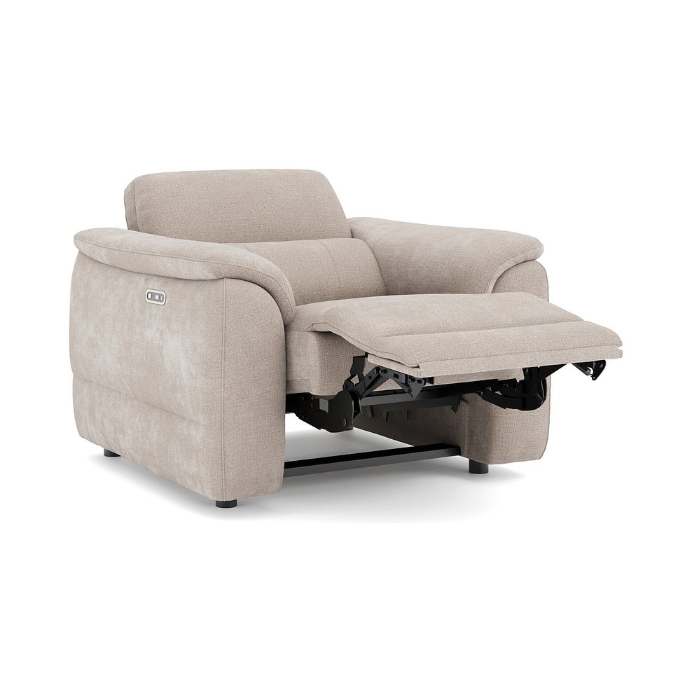 Phoenix Power Recliner Armchair in  Manhattan Cotton Fabric 3
