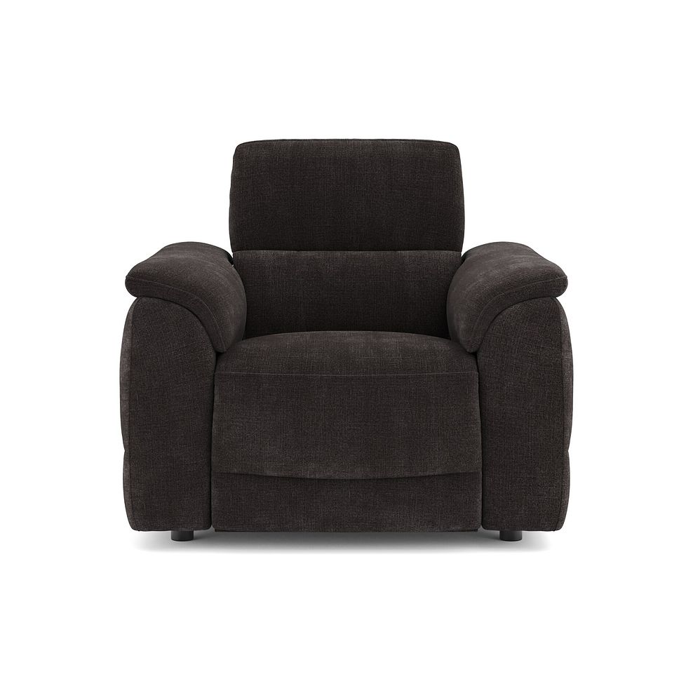 Phoenix Power Recliner Armchair in  Manhattan Mushroom Fabric 2