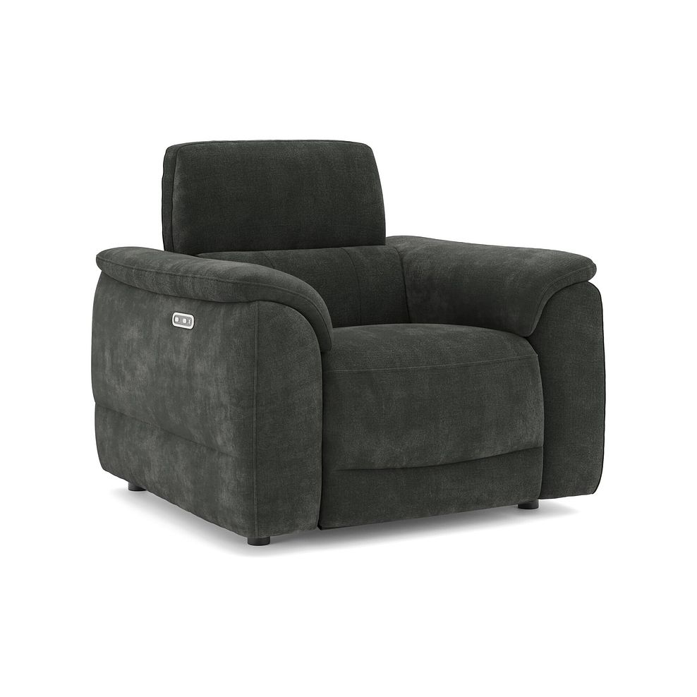 Phoenix Power Recliner Armchair in  Manhattan Pine Fabric 1