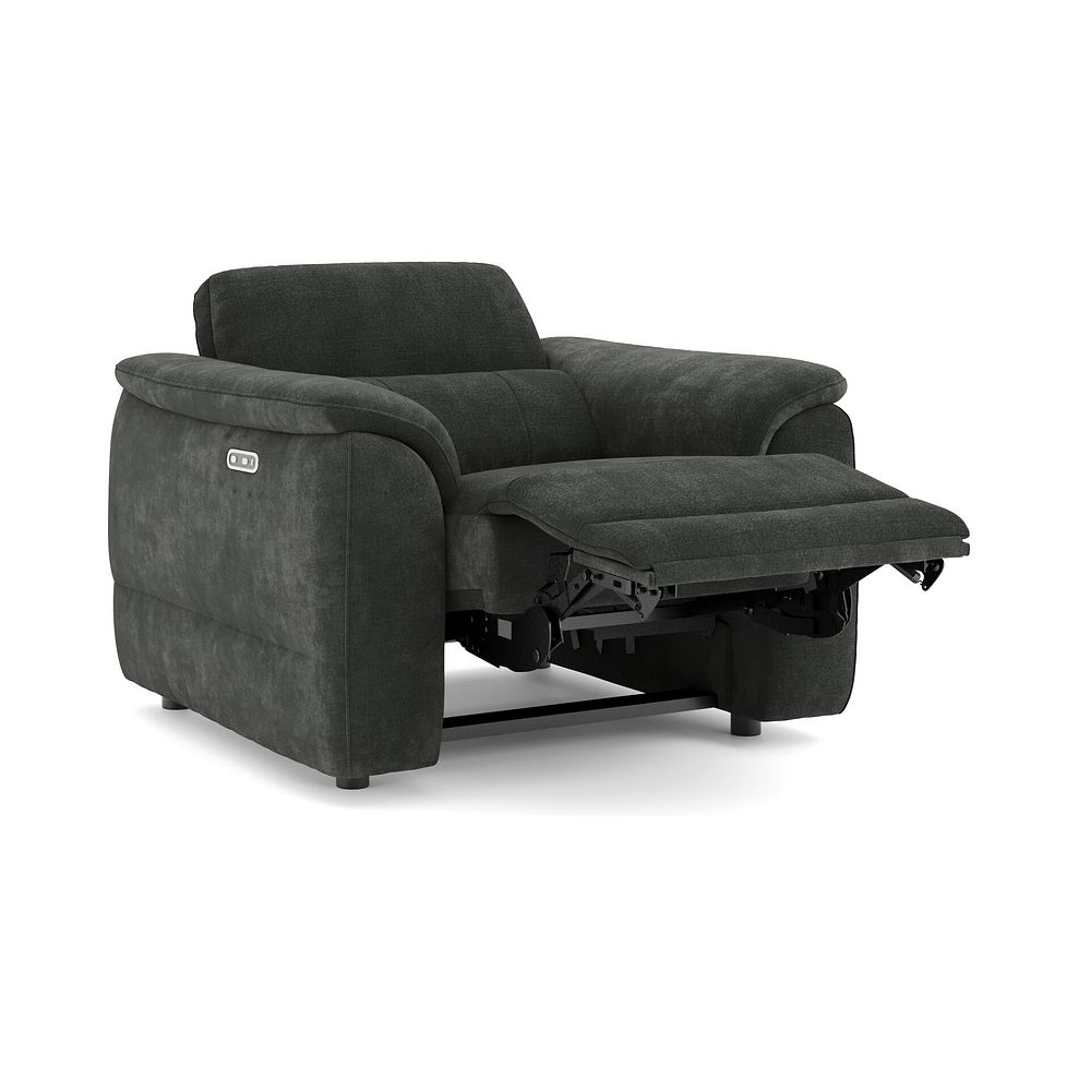 Phoenix Power Recliner Armchair in  Manhattan Pine Fabric 3
