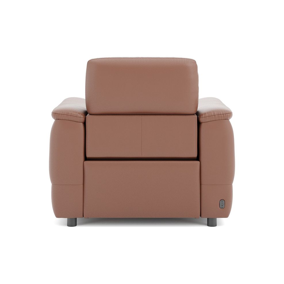 Phoenix Power Recliner Armchair in  Mocha Mousse Leather 6