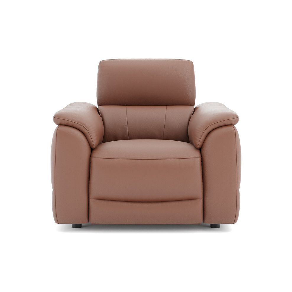 Phoenix Power Recliner Armchair in  Mocha Mousse Leather 2
