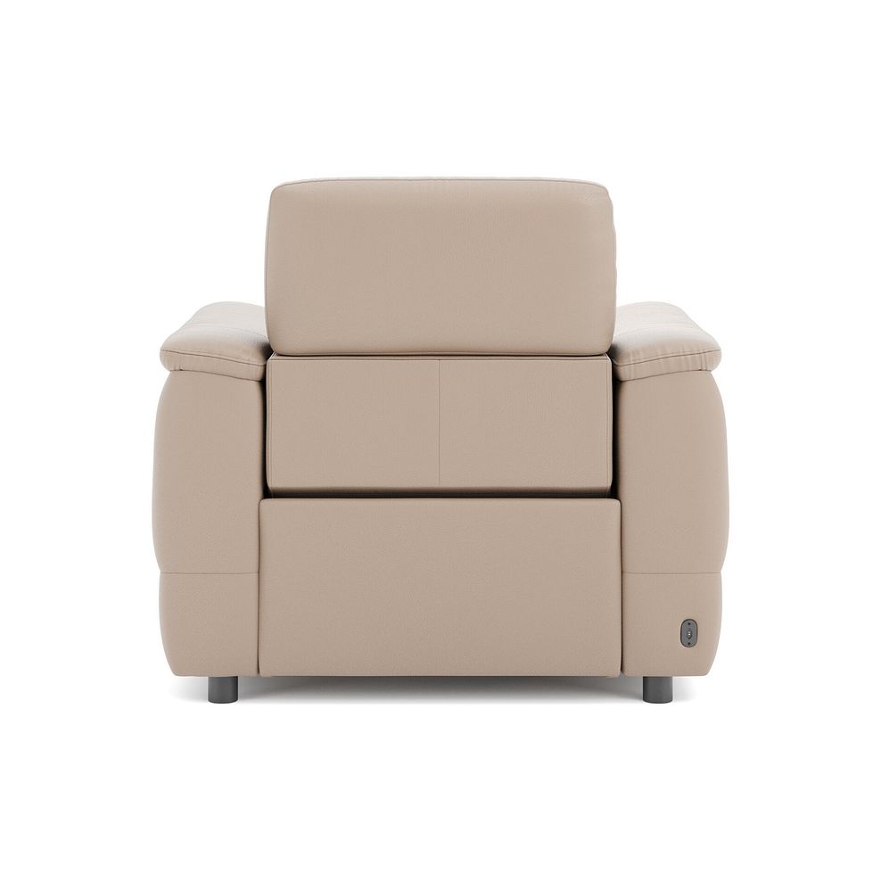 Phoenix Power Recliner Armchair in  Mushroom Leather 6