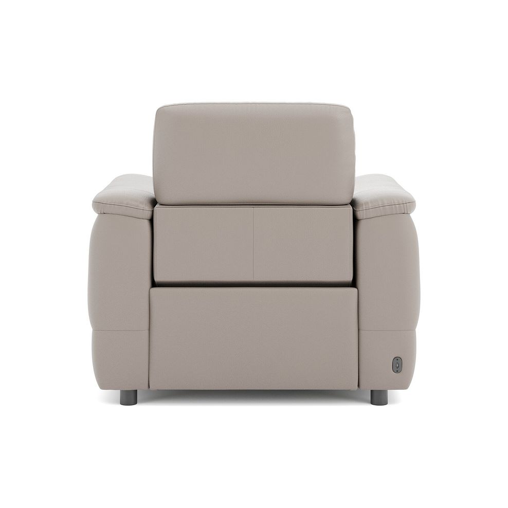 Phoenix Power Recliner Armchair in  Oyster Leather 6