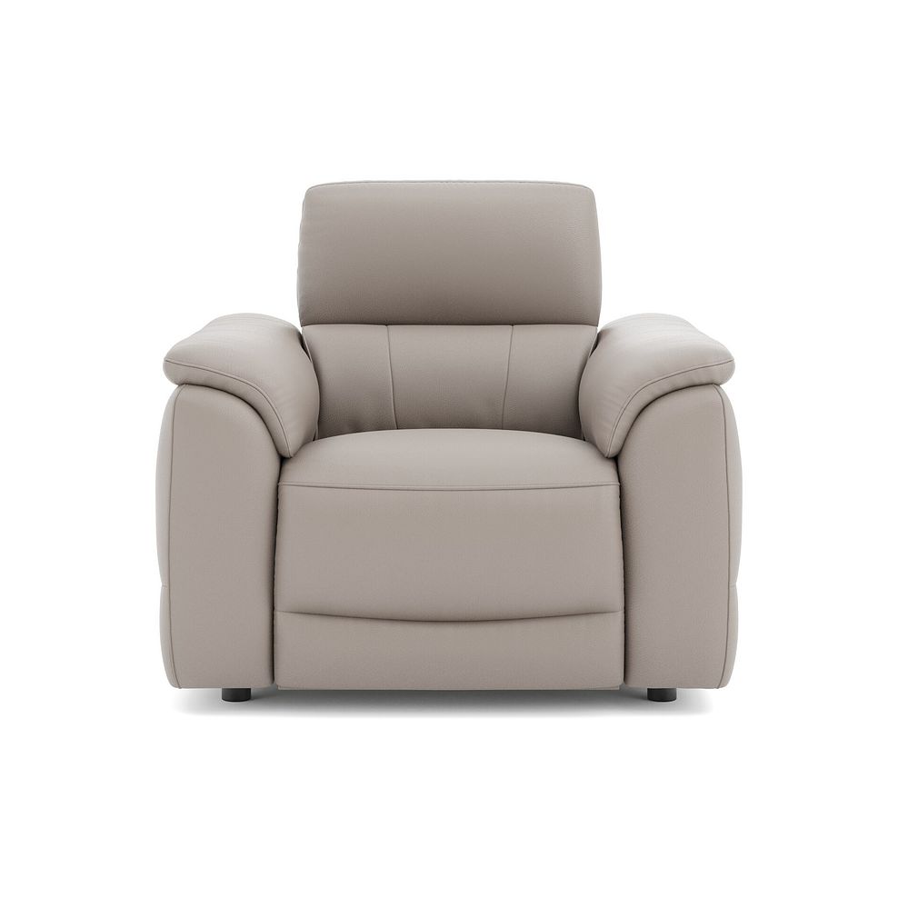 Phoenix Power Recliner Armchair in  Oyster Leather 2