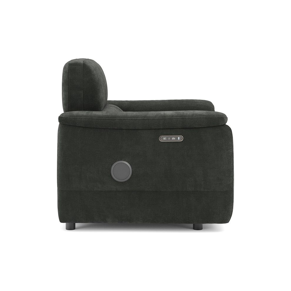 Phoenix Power Recliner Armchair with Adjustable Power Headrest and Speakers in  Manhattan Pine Fabric 4