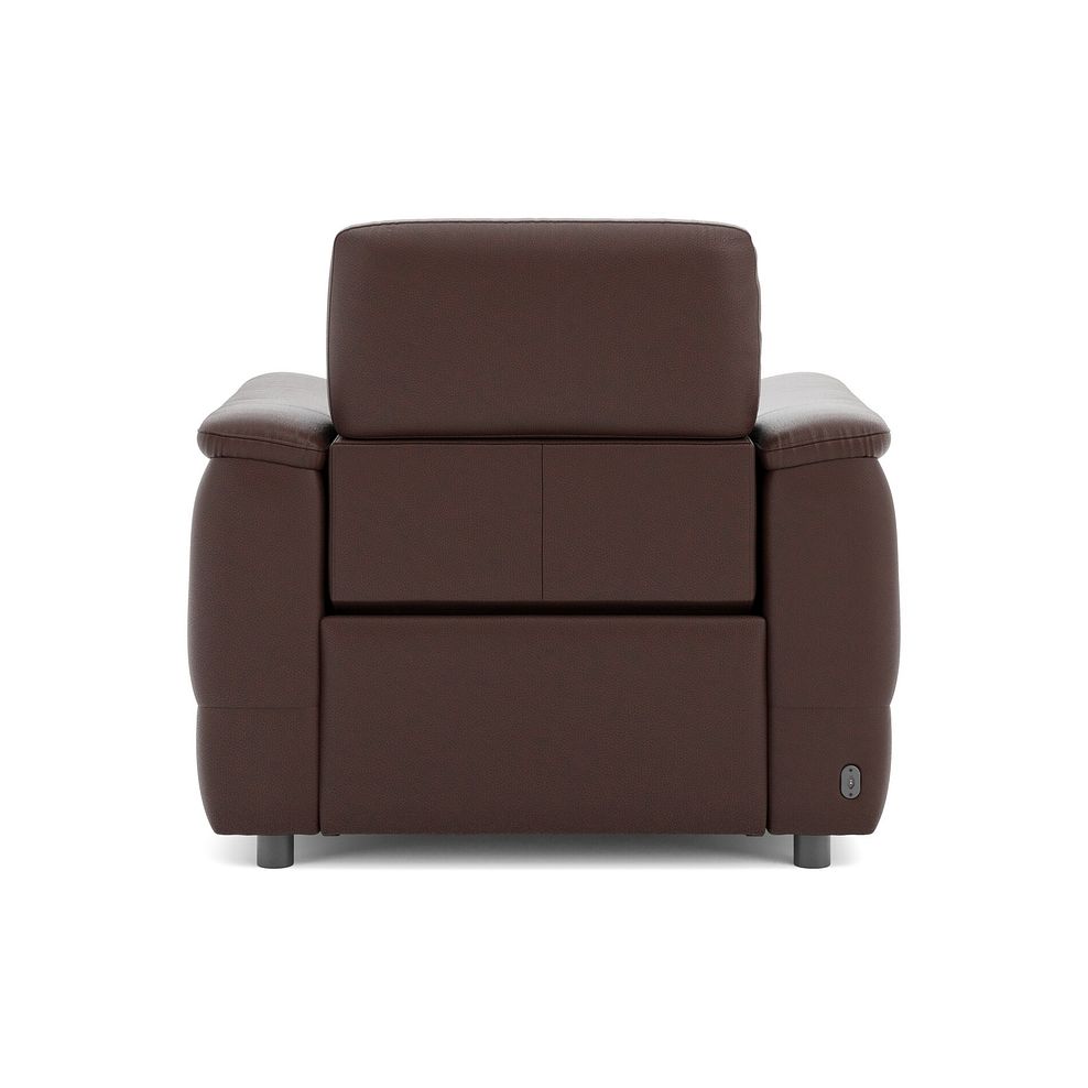 Phoenix Power Recliner Armchair with Adjustable Power Headrest in  Chestnut Leather 6