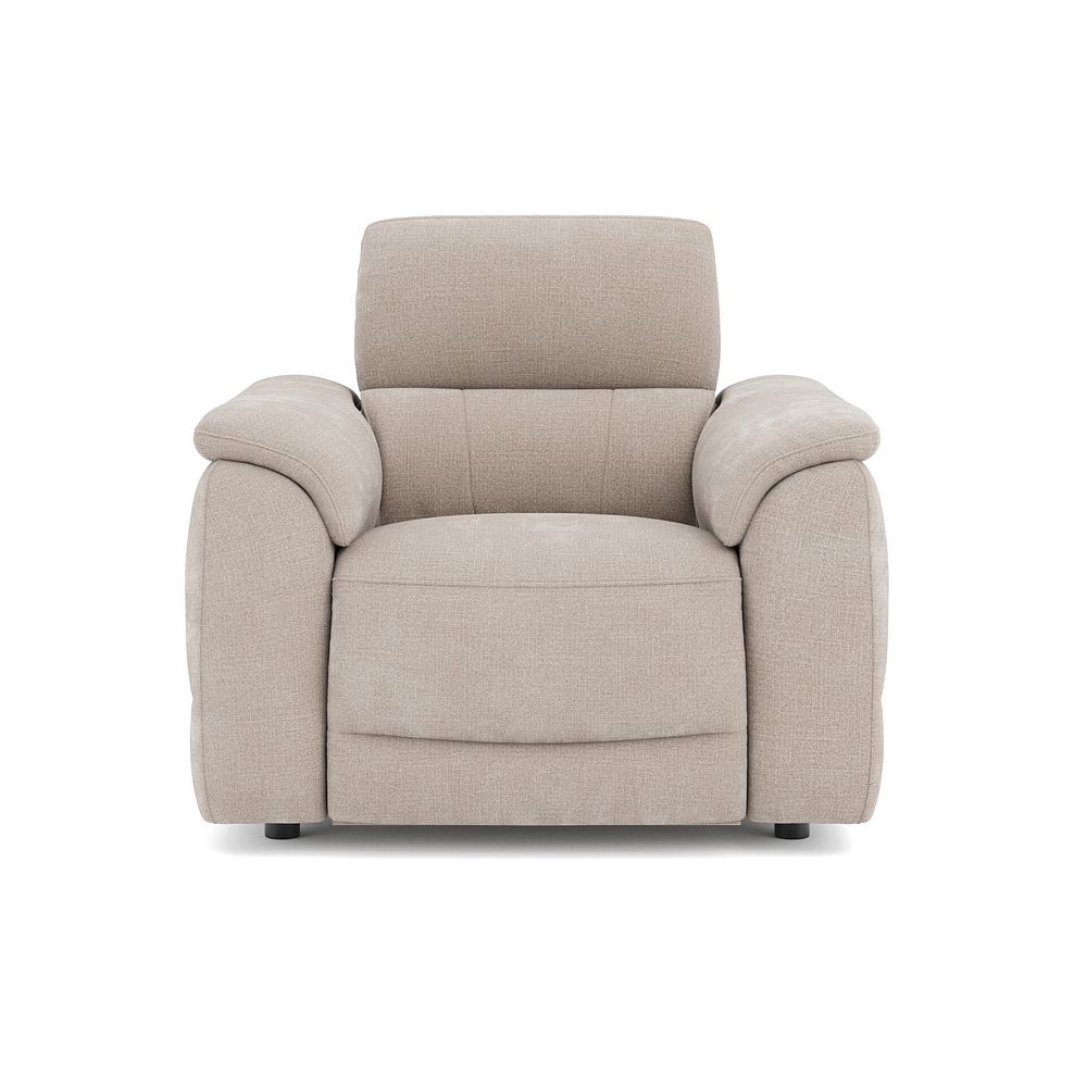 Phoenix Power Recliner Armchair with Adjustable Power Headrest in  Manhattan Cotton Fabric 2