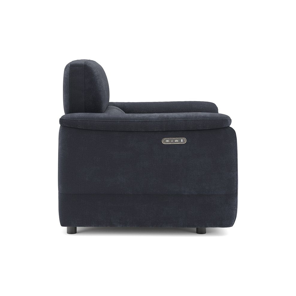 Phoenix Power Recliner Armchair with Adjustable Power Headrest in  Manhattan Indigo Fabric 4