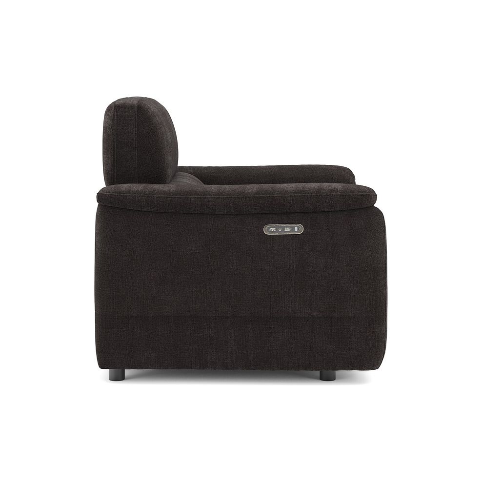 Phoenix Power Recliner Armchair with Adjustable Power Headrest in  Manhattan Mushroom Fabric 4