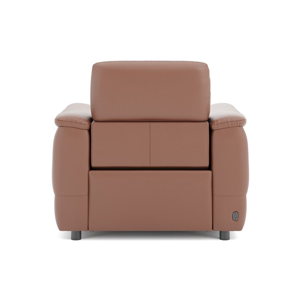 Phoenix Power Recliner Armchair with Adjustable Power Headrest in  Mocha Mousse Leather 6