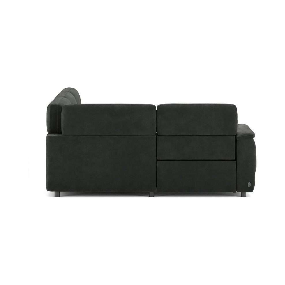 Phoenix Right Corner Recliner Sofa with Power Headrests in Manhattan Pine Fabric 4