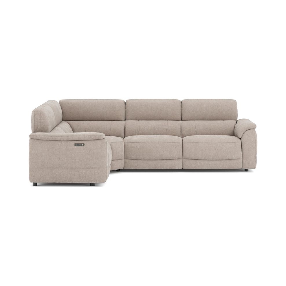 Phoenix Right hand Corner Electric Recliner Sofa in  Manhattan Cotton Fabric 2
