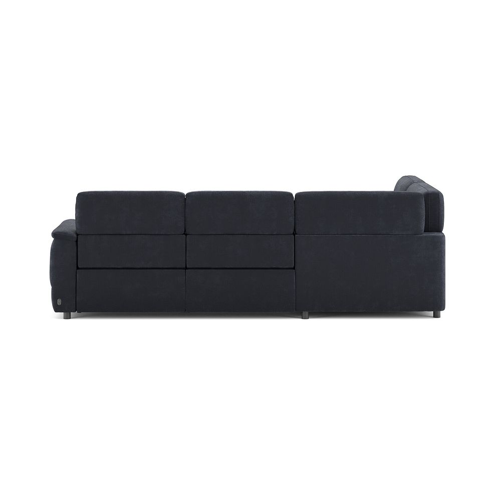 Phoenix Right hand Corner Electric Recliner Sofa in  Manhattan Indigo Fabric 6