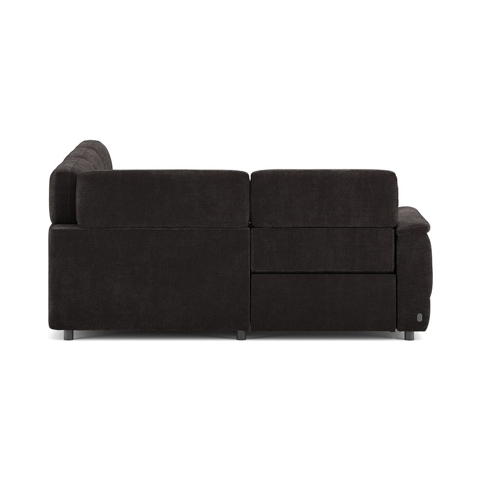 Phoenix Right hand Corner Electric Recliner Sofa in  Manhattan Mushroom Fabric 4