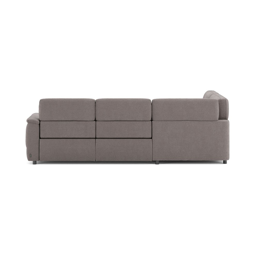 Phoenix Right hand Corner Electric Recliner Sofa in  Manhattan Nutmeg Fabric 6