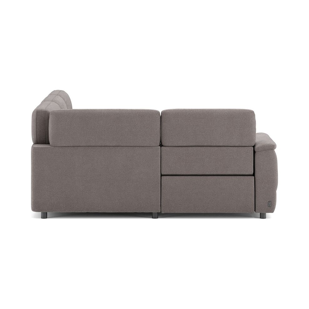 Phoenix Right hand Corner Electric Recliner Sofa in  Manhattan Nutmeg Fabric 4