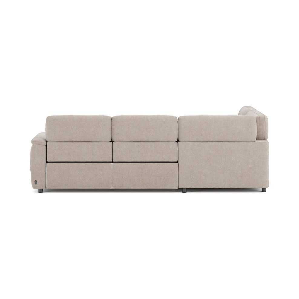 Phoenix Right hand Corner Electric Recliner Sofa with Adjustable Power Headrests in  Manhattan Cotton Fabric 6