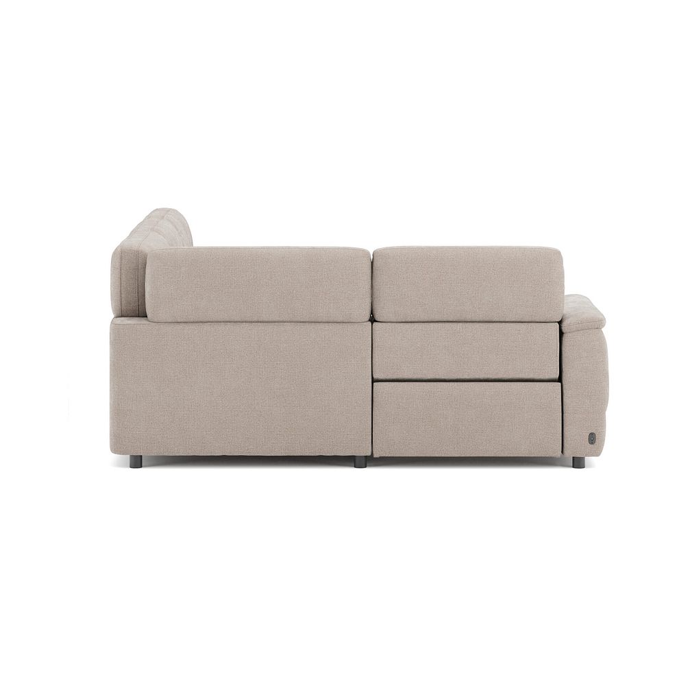 Phoenix Right hand Corner Electric Recliner Sofa with Adjustable Power Headrests in  Manhattan Cotton Fabric 4