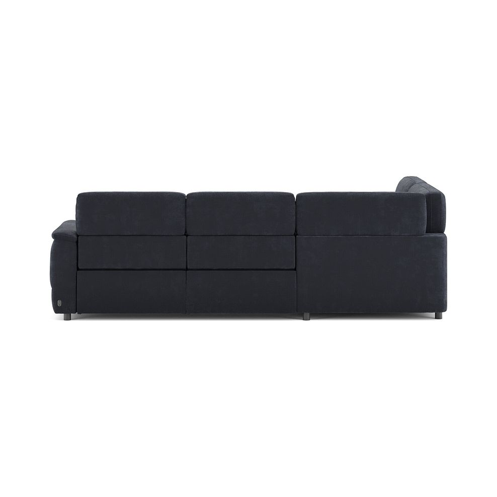 Phoenix Right hand Corner Electric Recliner Sofa with Adjustable Power Headrests in  Manhattan Indigo Fabric 6