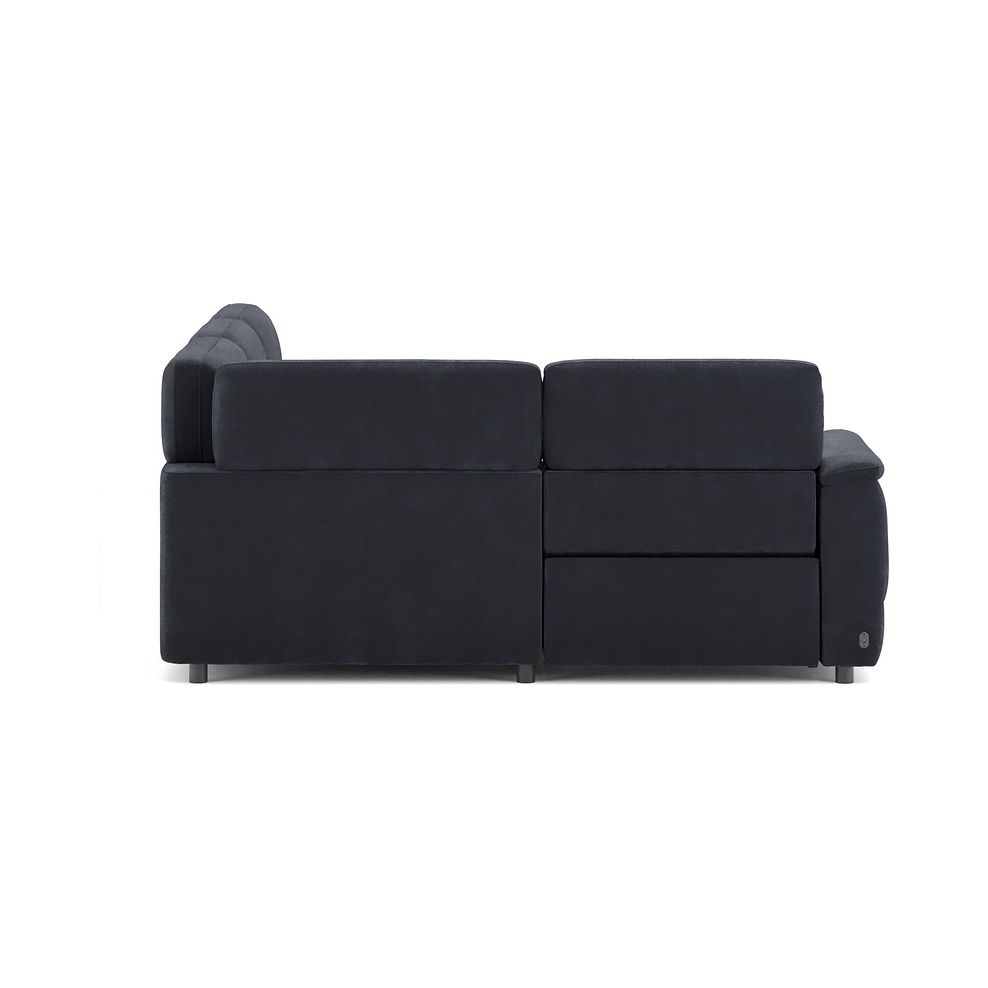 Phoenix Right hand Corner Electric Recliner Sofa with Adjustable Power Headrests in  Manhattan Indigo Fabric 4