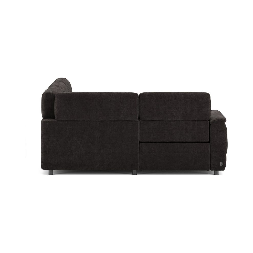 Phoenix Right hand Corner Electric Recliner Sofa with Adjustable Power Headrests in  Manhattan Mushroom Fabric 4