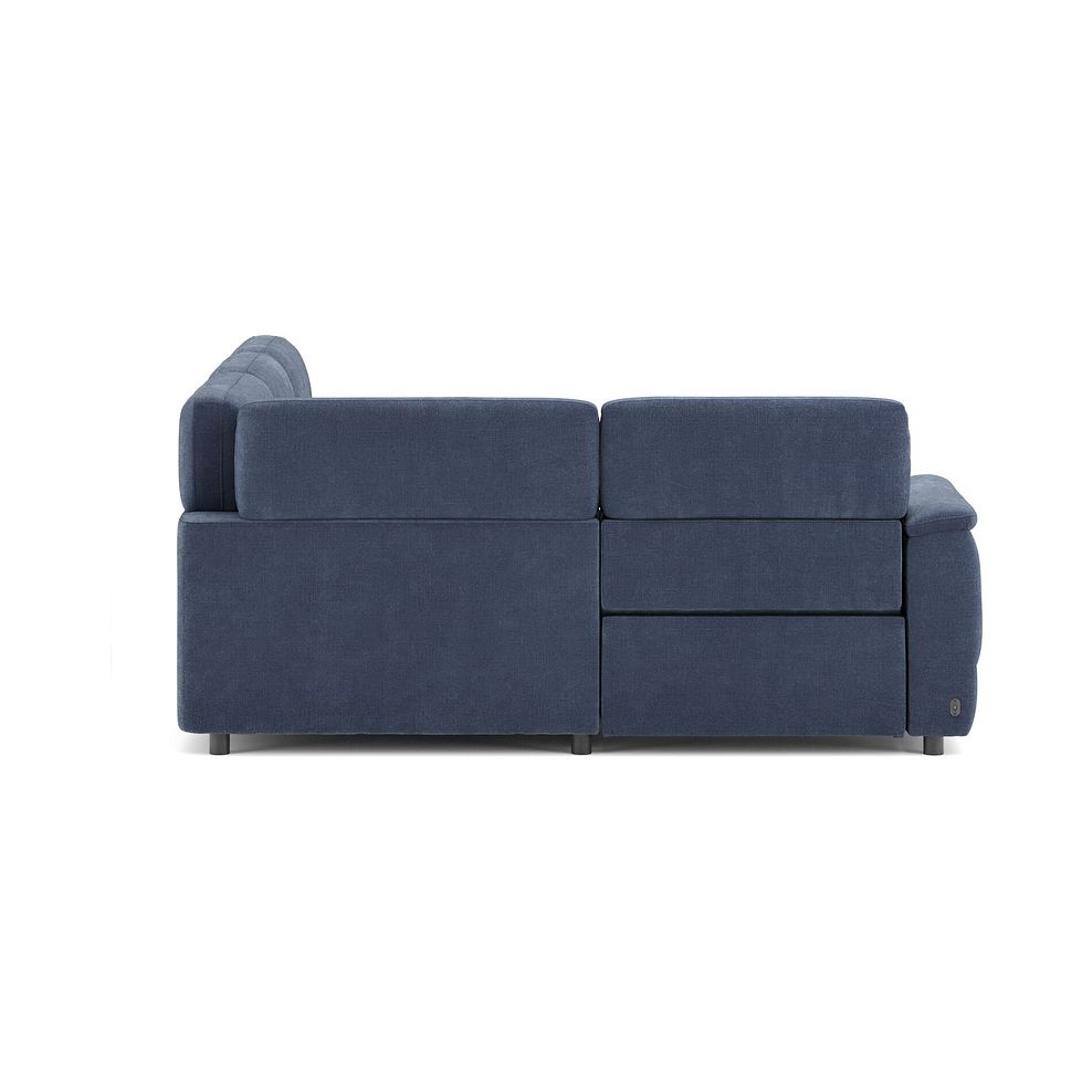 Phoenix Right hand Corner Electric Recliner Sofa with Adjustable Power Headrests in  Manhattan Navy Fabric 4