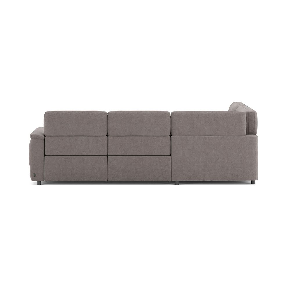Phoenix Right hand Corner Electric Recliner Sofa with Adjustable Power Headrests in  Manhattan Nutmeg Fabric 6