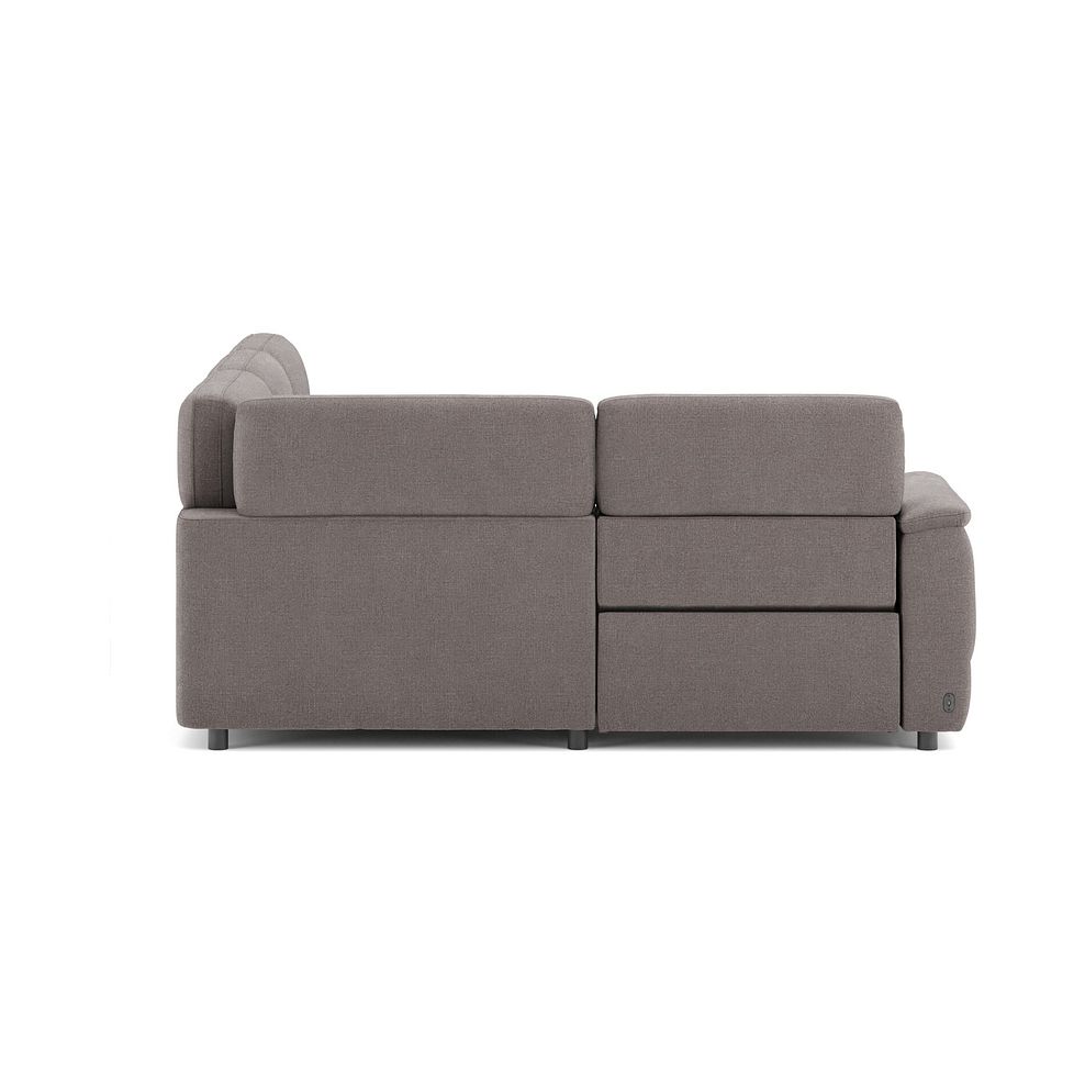 Phoenix Right hand Corner Electric Recliner Sofa with Adjustable Power Headrests in  Manhattan Nutmeg Fabric 4