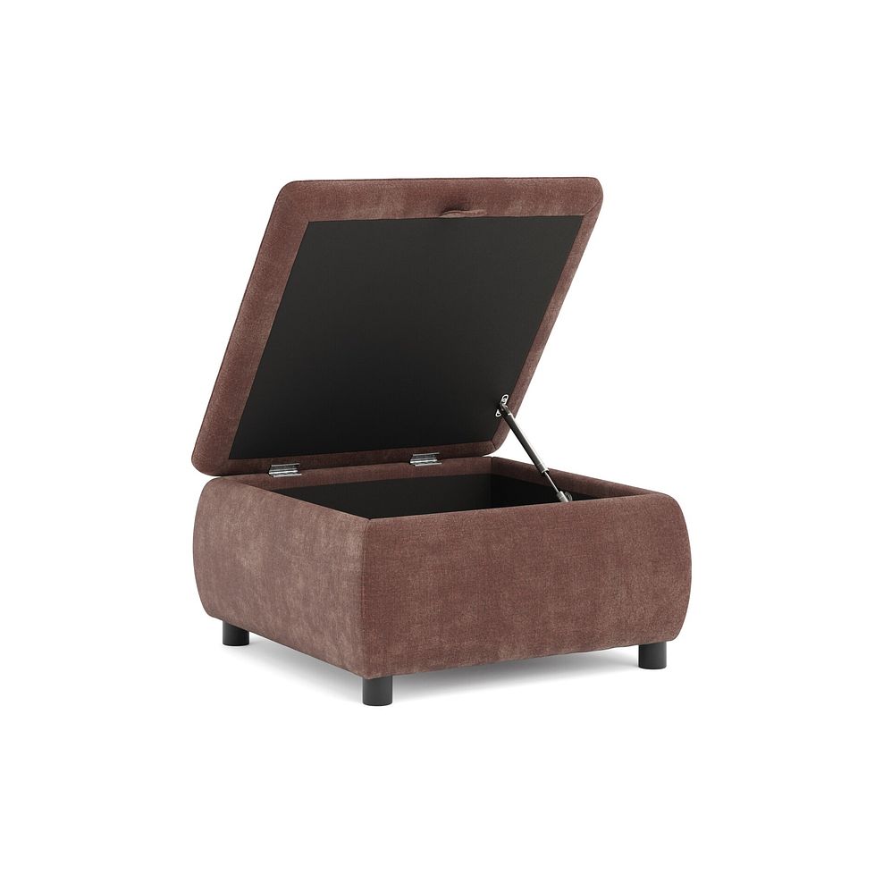 Phoenix Storage Footstool in Manhattan Burnt Sienna Fabric 3